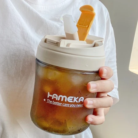 Bobby Bear BOBIIBEAR simple portable large-capacity straw cup girls high-value water cup high-temperature-resistant coffee office men's new double-drinking cup small plastic household cup small waist double-drinking coffee white 500ml + cup brush + straw brush Bobby Bear BOBIIBEAR simple portable large-capacity straw cup girls high-value water cup high-temperature-resistant coffee office men's new double-drinking cup small plastic household cup small waist double-drinking coffee white 500ml + cup brush + straw brush