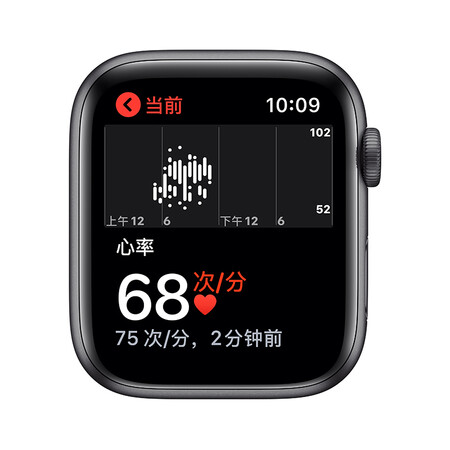 Apple Watch Series 5 Smart Watch GPS 44mm Space Gray Aluminum Case Black Sports Band MWVF2CH/A Apple Watch Series 5 Smart Watch GPS 44mm Space Gray Aluminum Case Black Sports Band MWVF2CH/A