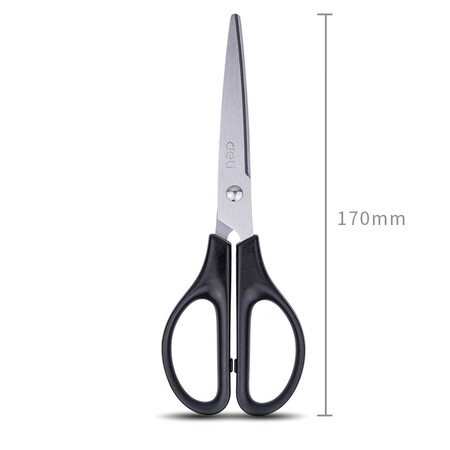 Effective deli170mm home office life office supplies scissors a black 0603 Effective deli170mm home office life office supplies scissors a black 0603