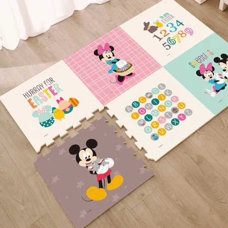 Disney Disney Crawling Mat Baby Climbing Mat Baby Mosaic Floor Mat Foam Puzzle Non-slip Mat 9 Pieces Thickened 2CM Gift Disney Disney Crawling Mat Baby Climbing Mat Baby Mosaic Floor Mat Foam Puzzle Non-slip Mat 9 Pieces Thickened 2CM Gift
