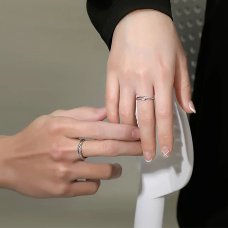 VIGG Rupert's Tears couple rings, a pair of male and female silver pair rings, living rings, birthday Valentine's Day gift for girlfriend Rupert's tears pair rings, exquisite gift box VIGG Rupert's Tears couple rings, a pair of male and female silver pair rings, living rings, birthday Valentine's Day gift for girlfriend Rupert's tears pair rings, exquisite gift box