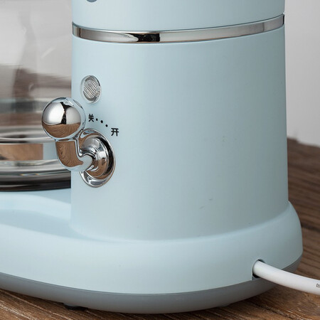 Bear coffee machine 0.6L automatic small American drip pot drip filter machine household tea brewing coffee pot brewing teapot blue Bear coffee machine 0.6L automatic small American drip pot drip filter machine household tea brewing coffee pot brewing teapot blue