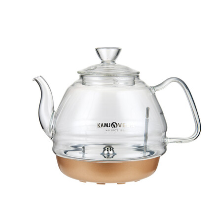 Jin Stove KAMJOVE Yongquan-style bottom automatic watering electric kettle Glass kettle can be inserted into the tea tray Electric tea kettle to boil water tea set H9 Champagne gold Jin Stove KAMJOVE Yongquan-style bottom automatic watering electric kettle Glass kettle can be inserted into the tea tray Electric tea kettle to boil water tea set H9 Champagne gold