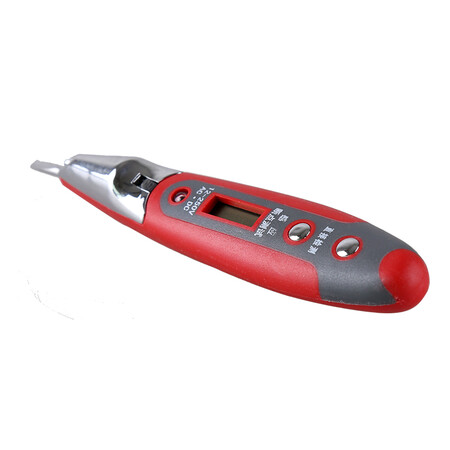 Delixi Electric DELIXI ELECTRIC with lighting digital display test pen multi-function induction electrician test pen test pen test pen screwdriver 12-250V Delixi Electric DELIXI ELECTRIC with lighting digital display test pen multi-function induction electrician test pen test pen test pen screwdriver 12-250V