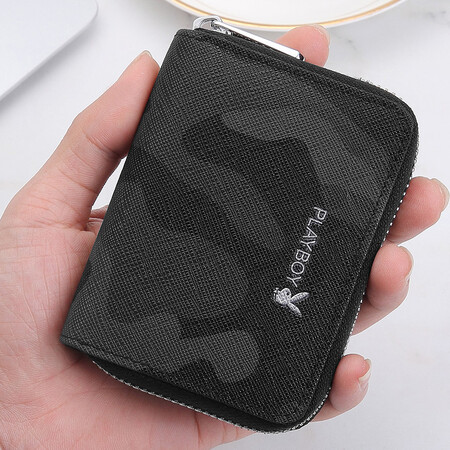 Playboy Card Holder, Business Card Holder, Organ Card Holder, Men’s Coin Purse, Zipper Card Holder, Card Holder, Gift for Father, Husband and Boyfriend, Black Playboy Card Holder, Business Card Holder, Organ Card Holder, Men’s Coin Purse, Zipper Card Holder, Card Holder, Gift for Father, Husband and Boyfriend, Black