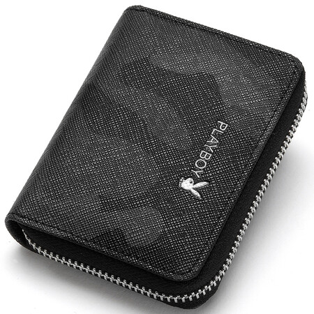 Playboy Card Holder, Business Card Holder, Organ Card Holder, Men’s Coin Purse, Zipper Card Holder, Card Holder, Gift for Father, Husband and Boyfriend, Black Playboy Card Holder, Business Card Holder, Organ Card Holder, Men’s Coin Purse, Zipper Card Holder, Card Holder, Gift for Father, Husband and Boyfriend, Black