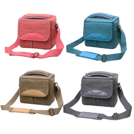 Camera bag men's and women's SLR micro-single camera bag Sudiro single shoulder suitable for 650D800D700D750D850D200D khaki Camera bag men's and women's SLR micro-single camera bag Sudiro single shoulder suitable for 650D800D700D750D850D200D khaki