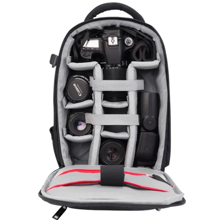 Rhema EIRMAID3180 professional SLR camera bag shoulder camera bag large capacity anti-theft digital SLR bag suitable for Canon Nikon Sony large Rhema EIRMAID3180 professional SLR camera bag shoulder camera bag large capacity anti-theft digital SLR bag suitable for Canon Nikon Sony large