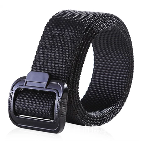S.archon tactical canvas nylon belt outdoor accessories black metal buckle inner belt black S.archon tactical canvas nylon belt outdoor accessories black metal buckle inner belt black