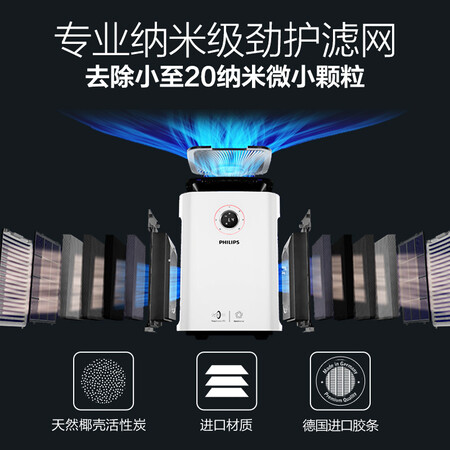 Philips PHILIPS air purifier household haze removal, allergen removal, bacteria removal CADR650 cubic meters AC5602 Philips PHILIPS air purifier household haze removal, allergen removal, bacteria removal CADR650 cubic meters AC5602