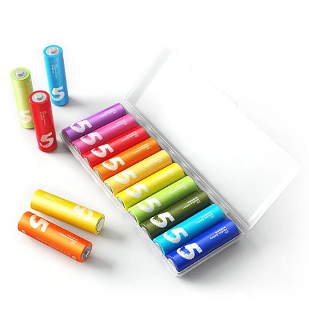 ZMI5 Rainbow Battery Alkaline 10 Capsules Suitable for Sphygmomanometer/Remote Control/Mouse/Children's Toys/Smart Door Lock Ear Temperature Gun Oximeter ZMI5 Rainbow Battery Alkaline 10 Capsules Suitable for Sphygmomanometer/Remote Control/Mouse/Children's Toys/Smart Door Lock Ear Temperature Gun Oximeter