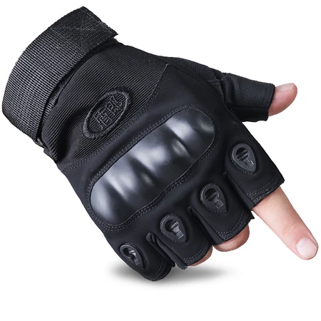 Ant walker half-finger tactical gloves hard gloves outdoor riding rock climbing fighting non-slip gloves men's military fans supplies accessories black half-finger hard gloves Ant walker half-finger tactical gloves hard gloves outdoor riding rock climbing fighting non-slip gloves men's military fans supplies accessories black half-finger hard gloves
