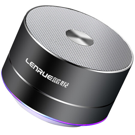 Lan Yue LEnRuEA2 bluetooth speaker computer audio subwoofer card wireless speaker outdoor portable mini speaker space gray Lan Yue LEnRuEA2 bluetooth speaker computer audio subwoofer card wireless speaker outdoor portable mini speaker space gray