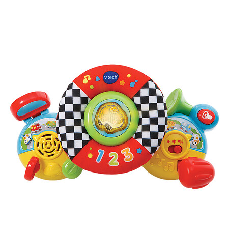 VTech VTech Stroller Steering Wheel Baby Simulation Simulation Driving Car Pendant Early Education Enlightenment Toys Boys and Girls VTech VTech Stroller Steering Wheel Baby Simulation Simulation Driving Car Pendant Early Education Enlightenment Toys Boys and Girls