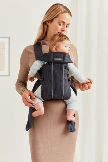 BabyBjörn 婴儿背带式抱婴器 前抱 黑灰色 BabyBjörn 婴儿背带式抱婴器 前抱 黑灰色
