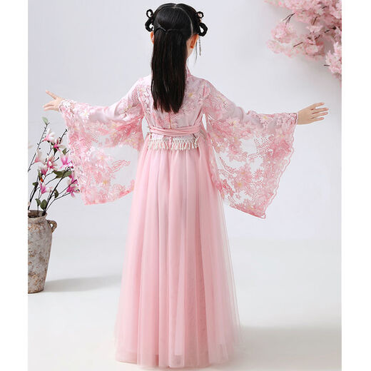 Meow Camel Hanfu Girls Children's Ancient Costume Hanfu Spring and Autumn Children's Chinese Style Super Fairy Ancient Costume Hanfu Ancient Style 6-13 Years Old Girl Sakura Princess Skirt Tang Clothing Student Girls New Ancient Costume Pink Skirt + Large Sleeve Shirt + Shoes 130
Meow Camel Hanfu Girls Children's Ancient Costume Hanfu Spring and Autumn Children's Chinese Style Super Fairy Ancient Costume Hanfu Ancient Style 6-13 Years Old Girl Sakura Princess Skirt Tang Clothing Student Girls New Ancient Costume Pink Skirt + Large Sleeve Shirt + Shoes 130