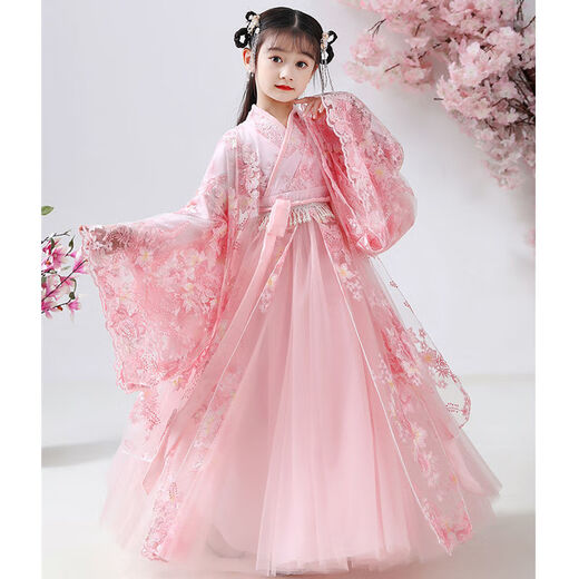 Meow Camel Hanfu Girls Children's Ancient Costume Hanfu Spring and Autumn Children's Chinese Style Super Fairy Ancient Costume Hanfu Ancient Style 6-13 Years Old Girl Sakura Princess Skirt Tang Clothing Student Girls New Ancient Costume Pink Skirt + Large Sleeve Shirt + Shoes 130
Meow Camel Hanfu Girls Children's Ancient Costume Hanfu Spring and Autumn Children's Chinese Style Super Fairy Ancient Costume Hanfu Ancient Style 6-13 Years Old Girl Sakura Princess Skirt Tang Clothing Student Girls New Ancient Costume Pink Skirt + Large Sleeve Shirt + Shoes 130