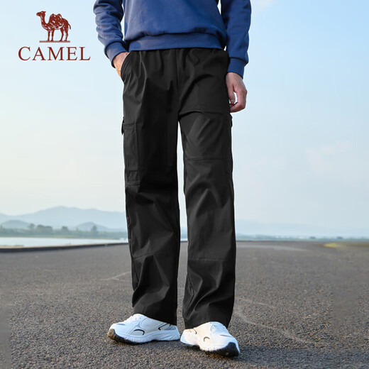 Camel (CAMEL) casual outdoor hiking pants for men water-resistant straight work pants J14CA6L6645 Phantom Black XXXL Camel (CAMEL) casual outdoor hiking pants for men water-resistant straight work pants J14CA6L6645 Phantom Black XXXL