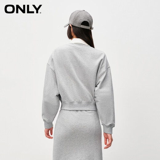 Solo la sudadera de cuello redondo de caída de otoño con estampado de moda y de moda 12349S034 G44 FLUERA MEDIA GRIS M 165/84A Solo la sudadera de cuello redondo de caída de otoño con estampado de moda y de moda 12349S034 G44 FLUERA MEDIA GRIS M 165/84A