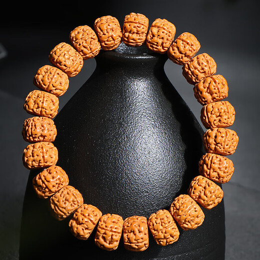 Yueyin Baichuan Vajra Bodhi Seed Bracelet for Men and Women, Five-petal Coiled Dragon Pattern Bodhi Seed Toy Handpiece, Approximately 8*11mm Yueyin Baichuan Vajra Bodhi Seed Bracelet for Men and Women, Five-petal Coiled Dragon Pattern Bodhi Seed Toy Handpiece, Approximately 8*11mm
