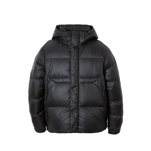 杰克·琼斯(JACK&JONES)冬季简约潮百搭轻盈保暖舒适连帽抗沾湿羽绒服外套男装224412087 E43纯黑色 S 170 杰克·琼斯(JACK&JONES)冬季简约潮百搭轻盈保暖舒适连帽抗沾湿羽绒服外套男装224412087 E43纯黑色 S 170