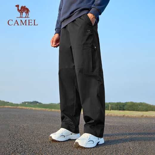 Camel (CAMEL) casual outdoor hiking pants for men water-resistant straight work pants J14CA6L6645 Phantom Black XXXL Camel (CAMEL) casual outdoor hiking pants for men water-resistant straight work pants J14CA6L6645 Phantom Black XXXL