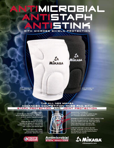 MIKASA 832JR Competition Knee Pad Black MIKASA 832JR Competition Knee Pad Black