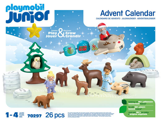 PLAYMOBIL 摩比世界 1-4岁 圣诞雪景儿童拼图 环保植物材质 PLAYMOBIL 摩比世界 1-4岁 圣诞雪景儿童拼图 环保植物材质