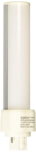 SATCO S9855 Bulbo de transición Acabado blanco 6.6 pulgadas (aproximadamente 16.8 cm) esmerilado SATCO S9855 Bulbo de transición Acabado blanco 6.6 pulgadas (aproximadamente 16.8 cm) esmerilado