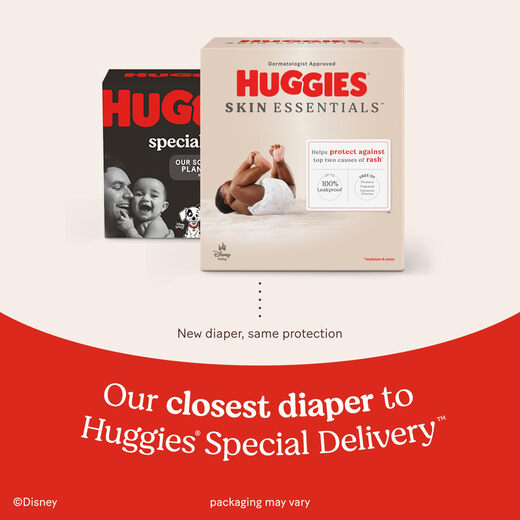 Huggies 6号尿布,Skin Essentials 婴儿尿布,6号(35磅以上),42片 Huggies 6号尿布,Skin Essentials 婴儿尿布,6号(35磅以上),42片