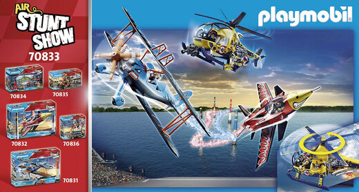 Playmobile Aerial Stunts Hubschrauber mit Filmteam Playmobile Aerial Stunts Hubschrauber mit Filmteam