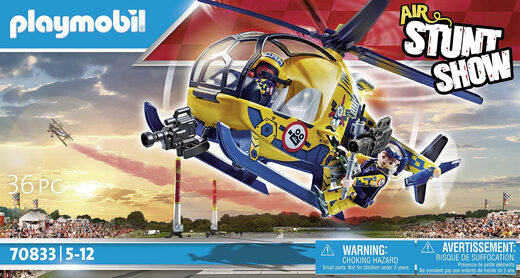Playmobile Aerial Stunts Hubschrauber mit Filmteam Playmobile Aerial Stunts Hubschrauber mit Filmteam