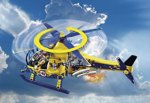 Playmobile Aerial Stunts Hubschrauber mit Filmteam Playmobile Aerial Stunts Hubschrauber mit Filmteam