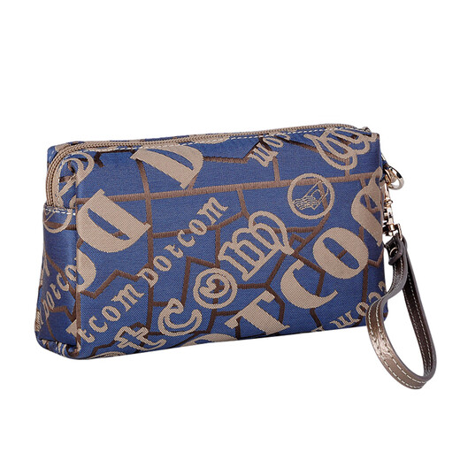 Shenbusen bag clutch new trendy canvas women's bag handbag large capacity envelope handbag blue Shenbusen bag clutch new trendy canvas women's bag handbag large capacity envelope handbag blue