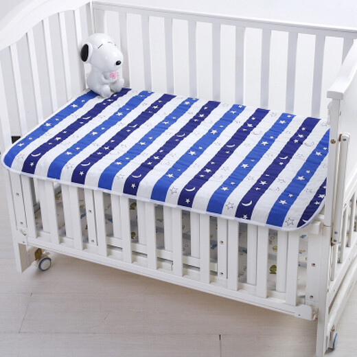 Yitaode (yitaode) washable waterproof baby piss pad children mattress cotton diaper diaper pad children doll piss mattress striped glutinous rice ball. Medium size Yitaode (yitaode) washable waterproof baby piss pad children mattress cotton diaper diaper pad children doll piss mattress striped glutinous rice ball. Medium size