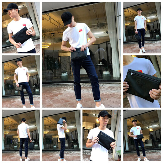 法国COW男士手包 男款大容量手拿包信封包商务休闲手抓包 C-8616 大号 法国COW男士手包 男款大容量手拿包信封包商务休闲手抓包 C-8616 大号