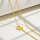 Letrange Gold Necklace Female 999 Pure Gold 5G Cross O Chain Fashion Versatile Clavicle Chain Element Chain Birthday Gift for Girlfriend About 1.45g Letrange Gold Necklace Female 999 Pure Gold 5G Cross O Chain Fashion Versatile Clavicle Chain Element Chain Birthday Gift for Girlfriend About 1.45g