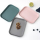 Yundi Nordic Creative Tray Rectangular Household Dried Fruit Tray Fruit Tray Dessert Snack Storage Tray Living Room Water Cup Tea Tray Simple Ins Fallen Leaf Gray-Medium Yundi Nordic Creative Tray Rectangular Household Dried Fruit Tray Fruit Tray Dessert Snack Storage Tray Living Room Water Cup Tea Tray Simple Ins Fallen Leaf Gray-Medium
