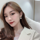 Edale earrings Korean temperament net red high-quality bow imitation pearl earrings girl earrings 2021 new trendy bow rhinestone earrings A1X702-A163 Edale earrings Korean temperament net red high-quality bow imitation pearl earrings girl earrings 2021 new trendy bow rhinestone earrings A1X702-A163