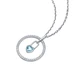 Old Temple Silver Circle Lock Pendant Set Chain Creative Love Lock Internet Celebrity Necklace Women's Zircon Clavicle Chain Korean Style Simple Fashion Jewelry Total Weight: 2.7g Old Temple Silver Circle Lock Pendant Set Chain Creative Love Lock Internet Celebrity Necklace Women's Zircon Clavicle Chain Korean Style Simple Fashion Jewelry Total Weight: 2.7g