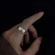 Qinna Luoluo retro Roman numeral ring men's tide version single couple ring student simple and adjustable girls' ring retro net red boudoir best friend birthday gift men's model one opening can be adjusted in size Qinna Luoluo retro Roman numeral ring men's tide version single couple ring student simple and adjustable girls' ring retro net red boudoir best friend birthday gift men's model one opening can be adjusted in size
