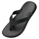 LURAD flip flops men's summer outdoor wear sandals flip flops wear-resistant black rubber beach shoes trendy black 41-42 LURAD flip flops men's summer outdoor wear sandals flip flops wear-resistant black rubber beach shoes trendy black 41-42