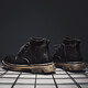 Baiteshi Martin boots new men's autumn high-top socks boots men's plus velvet warm snow cotton shoes men's desert tooling outdoor trend casual shoes men's leather shoes men's short boots 1933 black-four seasons 41 Baiteshi Martin boots new men's autumn high-top socks boots men's plus velvet warm snow cotton shoes men's desert tooling outdoor trend casual shoes men's leather shoes men's short boots 1933 black-four seasons 41