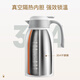 Fuguang Thermal insulation pot 2.2L large capacity internal and external 304 stainless steel vacuum flask, easy to clean Household thermal pot, push-type hot water bottle, non-slip European-style cold preservation coffee pot, white Fuguang Thermal insulation pot 2.2L large capacity internal and external 304 stainless steel vacuum flask, easy to clean Household thermal pot, push-type hot water bottle, non-slip European-style cold preservation coffee pot, white