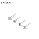 LNIEER 999 fine silver ear piercing diamond earrings femininity sleep free ear bone earrings small ear stick earrings combination earrings each pair LNIEER 999 fine silver ear piercing diamond earrings femininity sleep free ear bone earrings small ear stick earrings combination earrings each pair