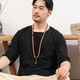 Yanyun Jewelry Dragon Scale Pattern Vajra Bodhi Bracelet Five Petals 108 Tiger Eye Stone Pixiu Text Playing Buddha Beads Wooden Bracelet Rosary Bracelet Necklace Male and Female Models 10x8mm Yellow Yanyun Jewelry Dragon Scale Pattern Vajra Bodhi Bracelet Five Petals 108 Tiger Eye Stone Pixiu Text Playing Buddha Beads Wooden Bracelet Rosary Bracelet Necklace Male and Female Models 10x8mm Yellow
