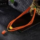 Au Caini South Red Bracelet Baoshan Agate Pixiu 108 Round Beads with Amber Beeswax Bucket Beads Multi-circle Bracelet for Men and Women Au Caini South Red Bracelet Baoshan Agate Pixiu 108 Round Beads with Amber Beeswax Bucket Beads Multi-circle Bracelet for Men and Women