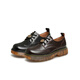 Tianmeiyi Shoes Women's Shoes Shopping Mall Same Style Lace-up Casual College British Retro Women's Shoes CRP22CM3 Black 39 Tianmeiyi Shoes Women's Shoes Shopping Mall Same Style Lace-up Casual College British Retro Women's Shoes CRP22CM3 Black 39
