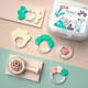 Leqin Lechin baby toys newborn fun rattle molar teether comfort toy baby rattle 6-piece bucket Leqin Lechin baby toys newborn fun rattle molar teether comfort toy baby rattle 6-piece bucket