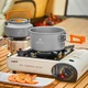 Shangbaijia Outdoor Pot Set Pot Self-driving Picnic Cookware Portable Pot Barbecue Kettle Picnic Pot Field Tableware Set Shangbaijia Outdoor Pot Set Pot Self-driving Picnic Cookware Portable Pot Barbecue Kettle Picnic Pot Field Tableware Set